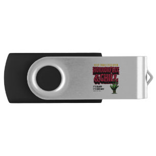 Horrorflix And Chill Flash Drive