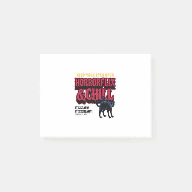 Horrorflix And Chill  Post-it Notes (Front)