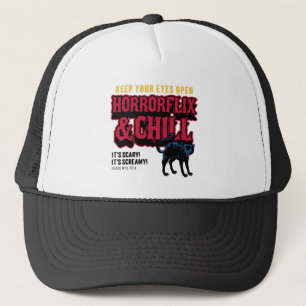 Horrorflix And Chill Trucker Hat