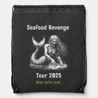 HorrorMermaid Drawstring Bag