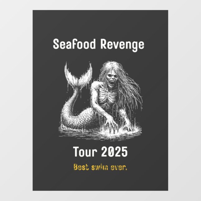 HorrorMermaid Wall Decal (Front)