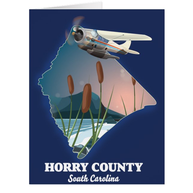 Horry County south Carolina Postcard (Front)