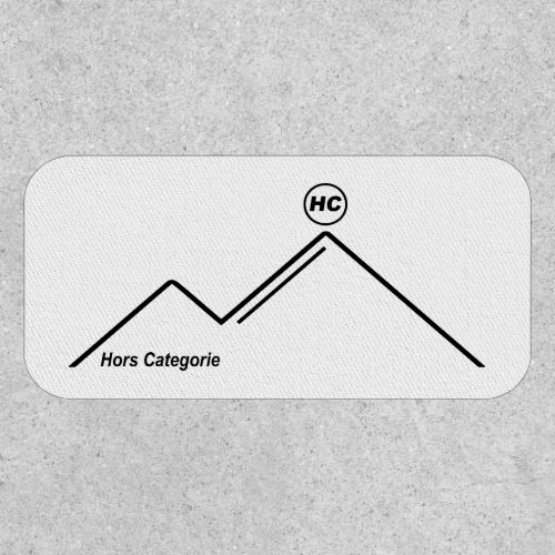 Hors Categorie Mountain Climb Cycling Patch