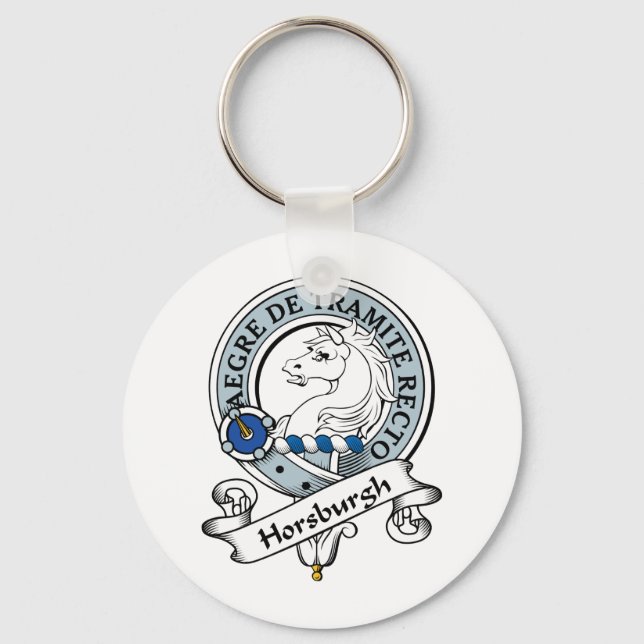 Horsburgh Clan Badge Keychain (Front)