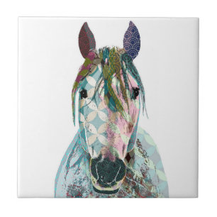 Horse 12 ceramic tile