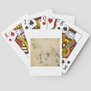 Horse, 1503 (pen and ink on paper) poker cards