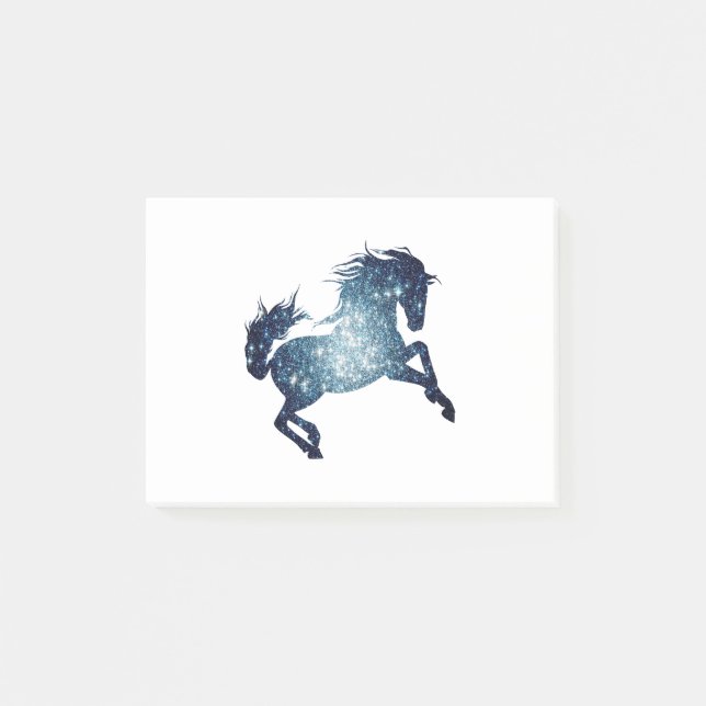 Horse - 1 galaxy post-it notes (Front)