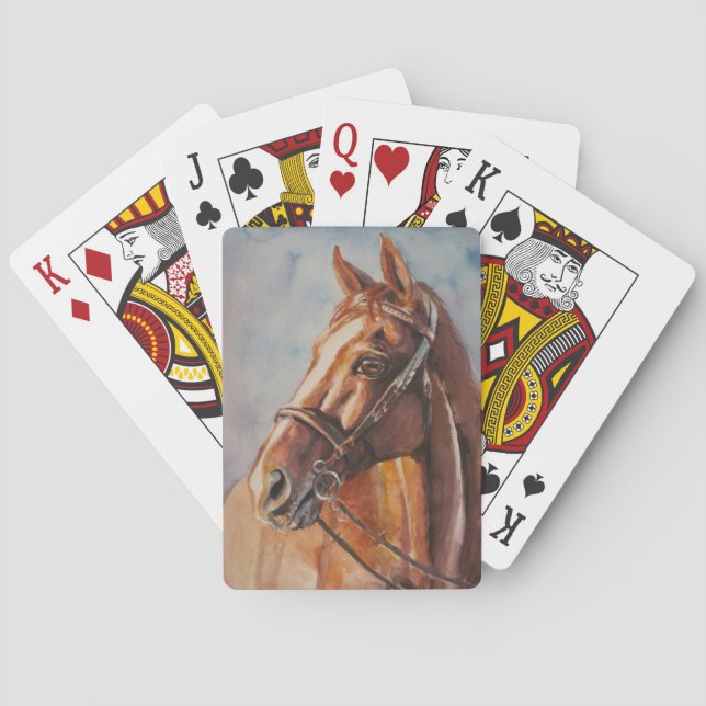 Horse 2 poker cards (Back)