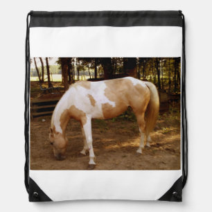 Horse 3 Drawstring Backpack
