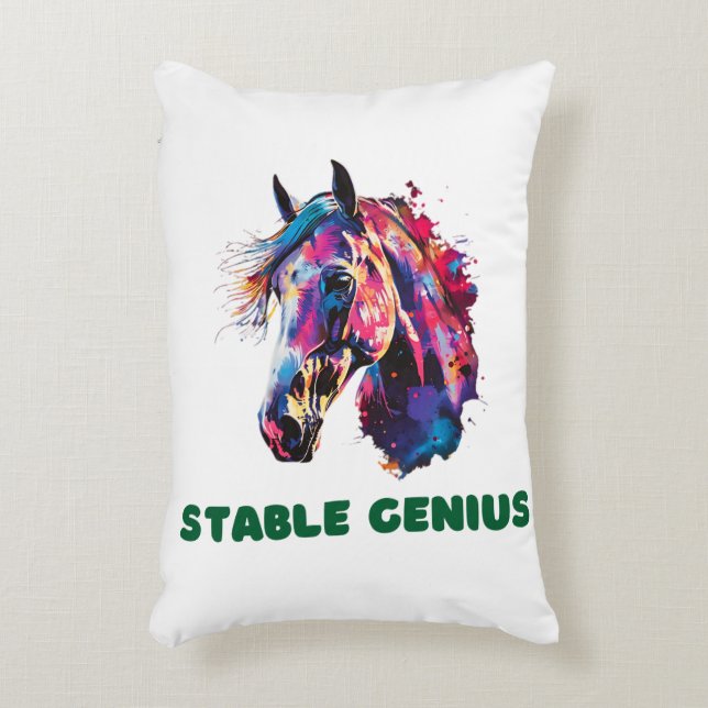 Horse Accent Pillow (Front(Vertical))