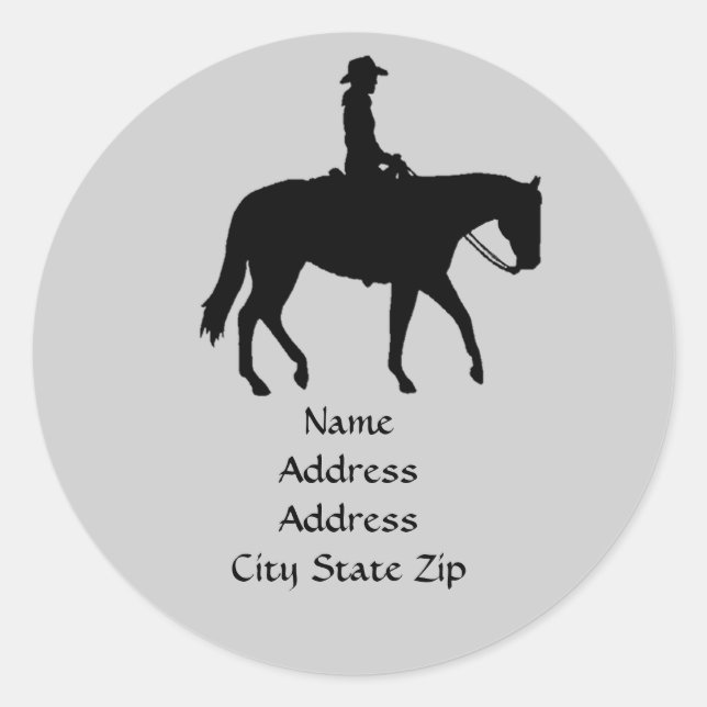 Horse Address Label (Front)