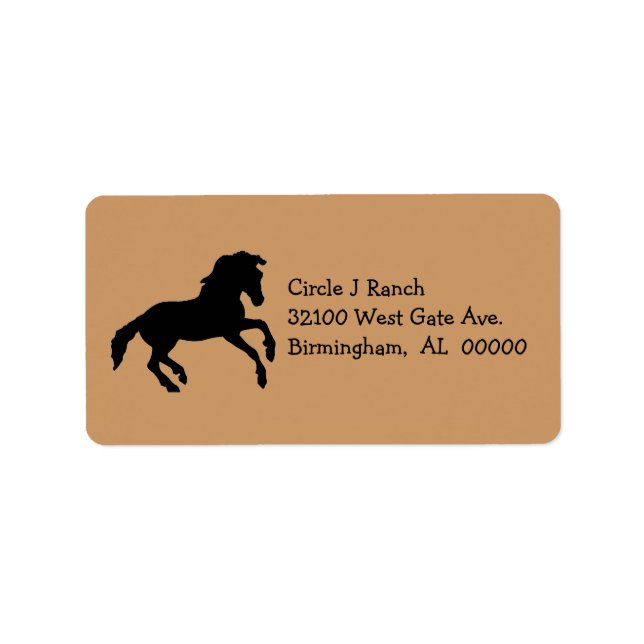 Horse Address Labels (Front)