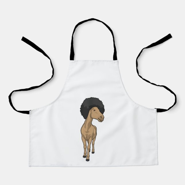Horse Afro Apron (Front)