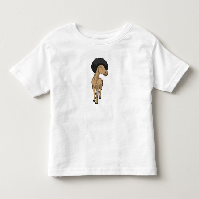 Horse Afro Toddler T-shirt (Front)