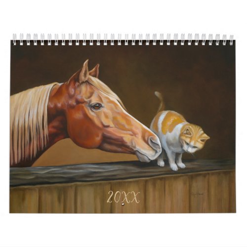 Horse and Animal Art 2023 Customized Calendar