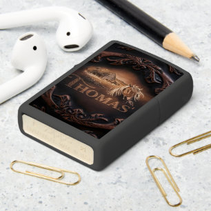 Horse and Barn Sign Zippo Lighter