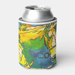 "Horse and Bridle Colorful Black Outline Art" #ho Can Cooler