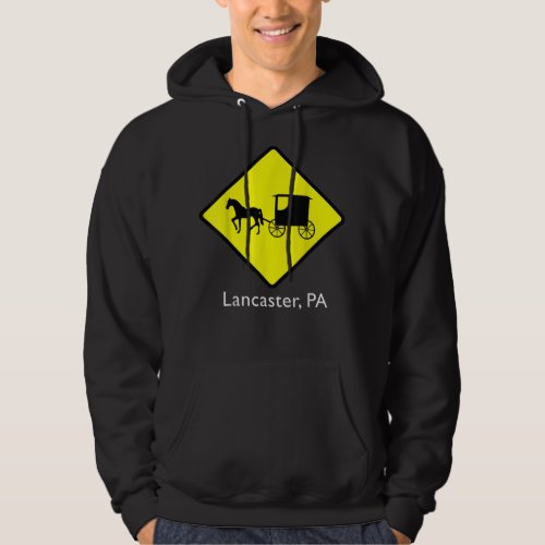 Horse and Buggy Amish Lancaster Pennsylvania T  Hoodie