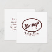Horse and Buggy Logo (Front/Back)