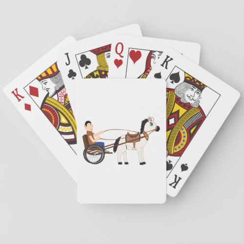Horse And Buggy Playing Cards
