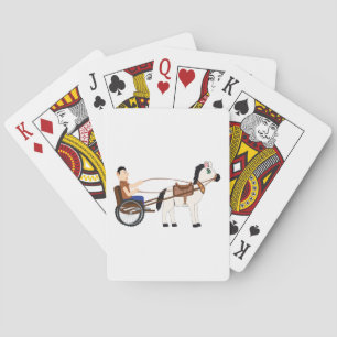 Horse and Buggy Pony Carriage Poker Cards