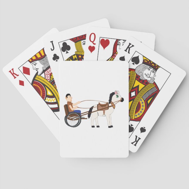 Horse and Buggy Pony Carriage Poker Cards (Back)