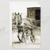 Horse and Buggy Sepia (Front/Back)