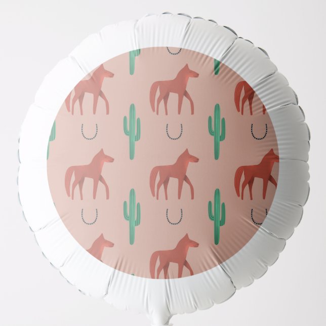 Horse and Cactus Balloon (Front)