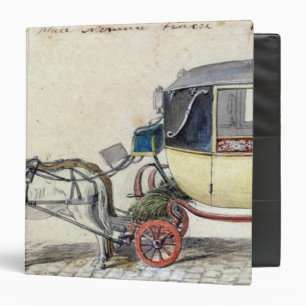 Horse and Carriage, 1825 3 Ring Binder