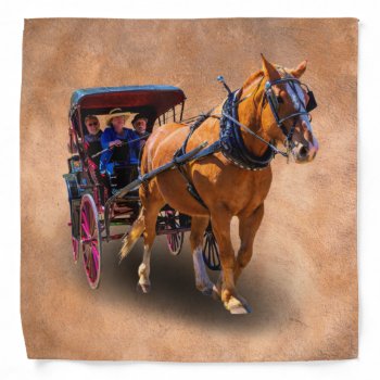 Horse And Carriage Bandana by CNelson01 at Zazzle
