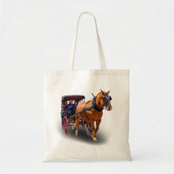 Horse And Carriage Tote Bag by CNelson01 at Zazzle