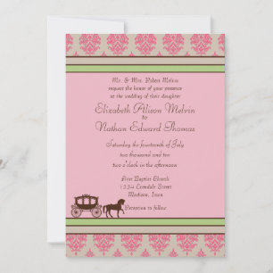 Horse and Carriage Wedding Invitation