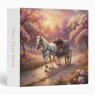 Horse and Cart 3 Ring Binder