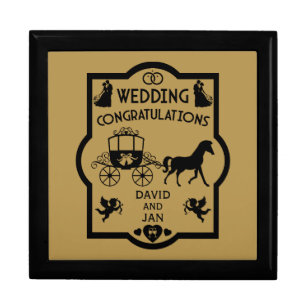 Horse And Cart Romantic Wedding Gift Box