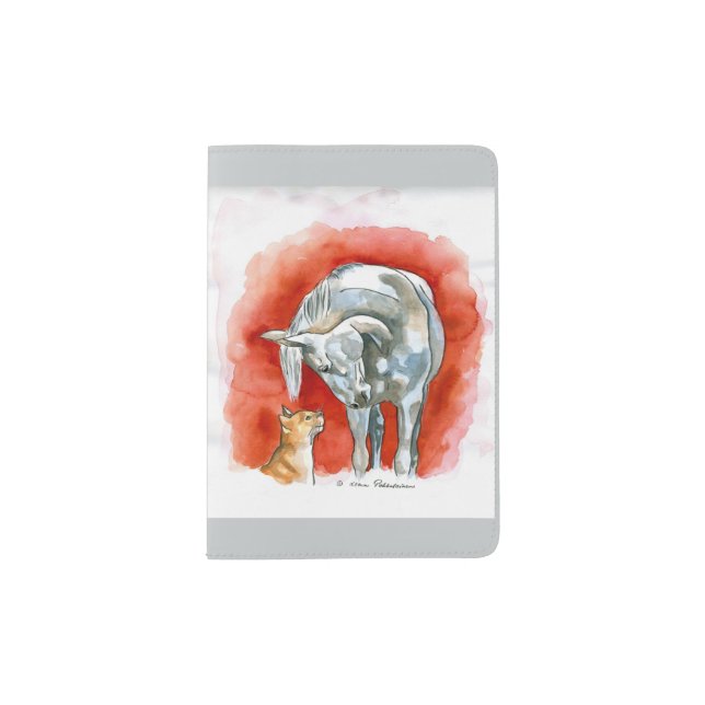 Horse and cat passport holder (Front)