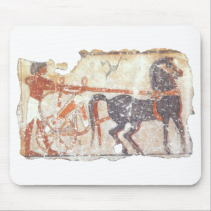Horse and Chariot Mouse Pad