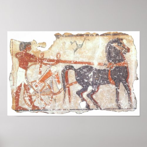 Horse and Chariot Poster