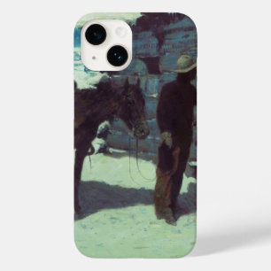 Horse and Cowboy Winter Snow Case-Mate iPhone 14 Case