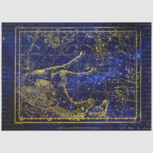 horse and dolphin constellation tissue paper