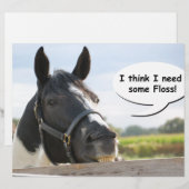 Horse and Floss (Front/Back)