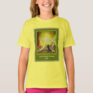 Horse And Girl Add Your Own Text Personalized T-Shirt