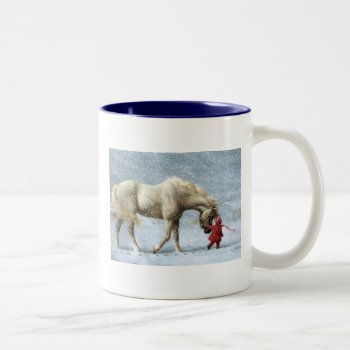 Horse And Girl Mug by elizdesigns at Zazzle