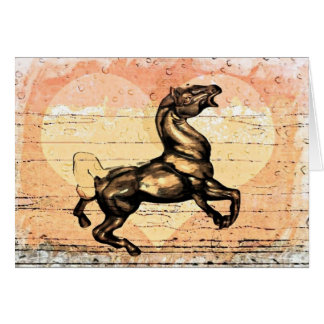Horse and Heart Greeting Card