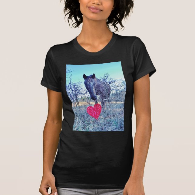 Horse and  Heart T-Shirt (Front)