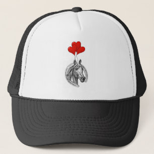 Horse and Hearts Trucker Hat