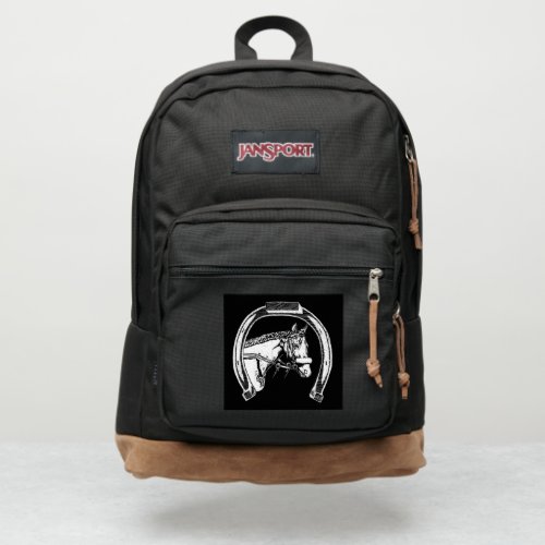 Horse and Horseshoe Scratch Art JanSport Backpack
