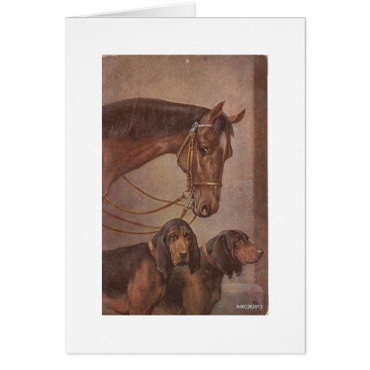 Horse and Hounds Cards (Front)