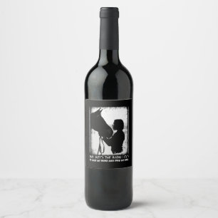 Horse And Into The Barn I Go To Lose My Mind Wine Label