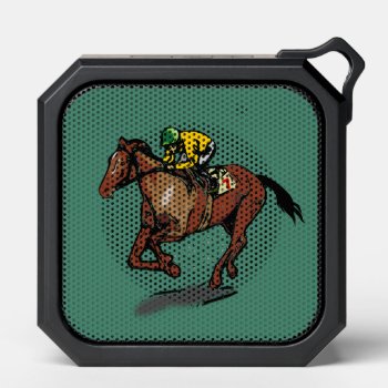 Horse And Jockey Bluetooth Speaker by MissMatching at Zazzle