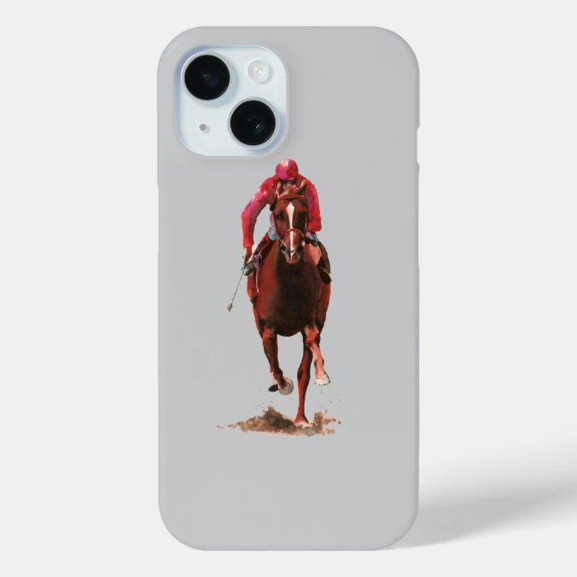 Horse and Jockey Case-Mate iPhone Case (Back)